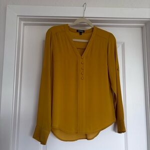 Express Women's Mustard Blouse